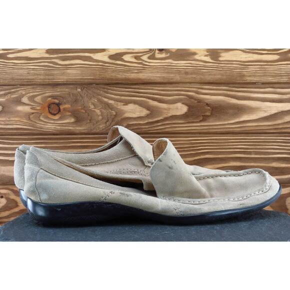 Aldo Shoes Size 47 M Beige Loafer Leather Men - Picture 4 of 10